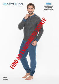PIGIAMA UOMO M/L M6006 Tellini S.r.l. Ingrosso Abbigliamento